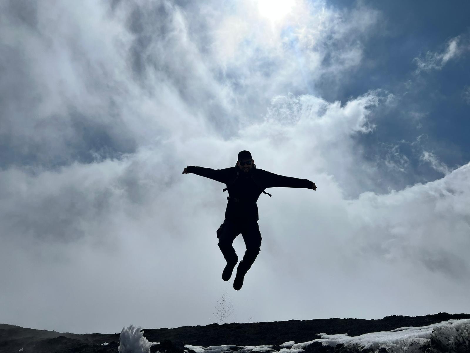 Kadr z górskiej wyprawy